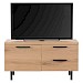 Tv-meubel Paranno 110 cm bruin