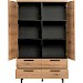 Opbergkast Paranno 177x110x42 cm bruin