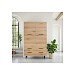 Opbergkast Paranno 177x110x42 cm bruin