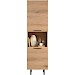 Opbergkast Paranno 197x055x42 cm bruin 2 deurs