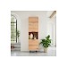 Opbergkast Paranno 197x055x42 cm bruin 2 deurs