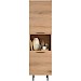 Opbergkast Paranno 197x055x42 cm bruin 2 deurs