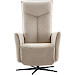 Relaxfauteuil Seduto microvezel beige