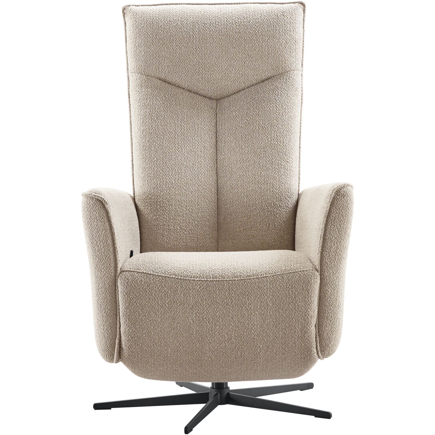 Relaxfauteuil Seduto microvezel beige