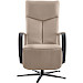 Relaxfauteuil Seduto elektrisch leder beige
