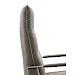 Relaxfauteuil Seduto elektrisch microleder donkergrijs