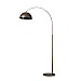 Vloerlamp Tavolara bruin metaal