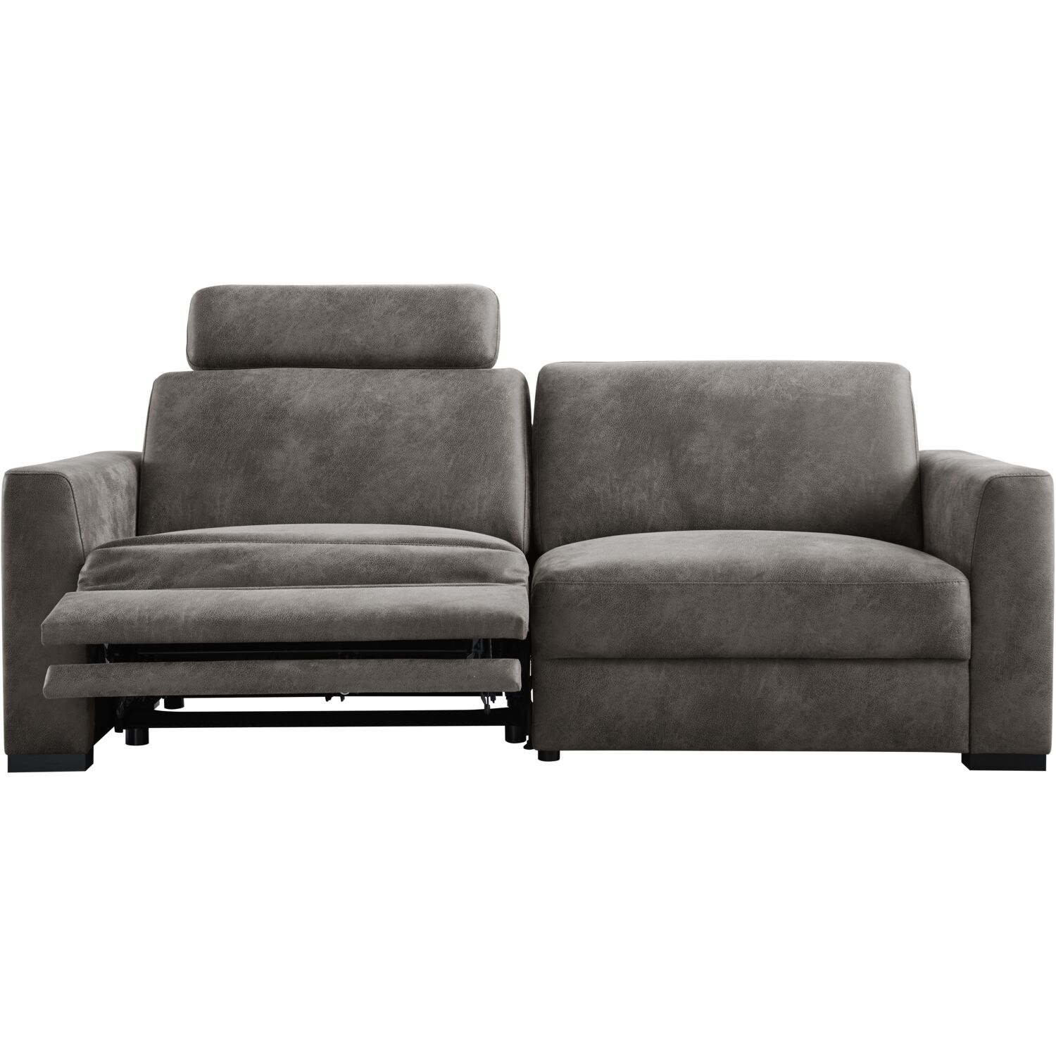3 zitsbank Muscolo donkergrijs relaxfunctie supreme comfort