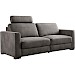 3 zitsbank Muscolo donkergrijs relaxfunctie supreme comfort