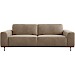 3 zitsbank Pantini microleder bruin excellent comfort