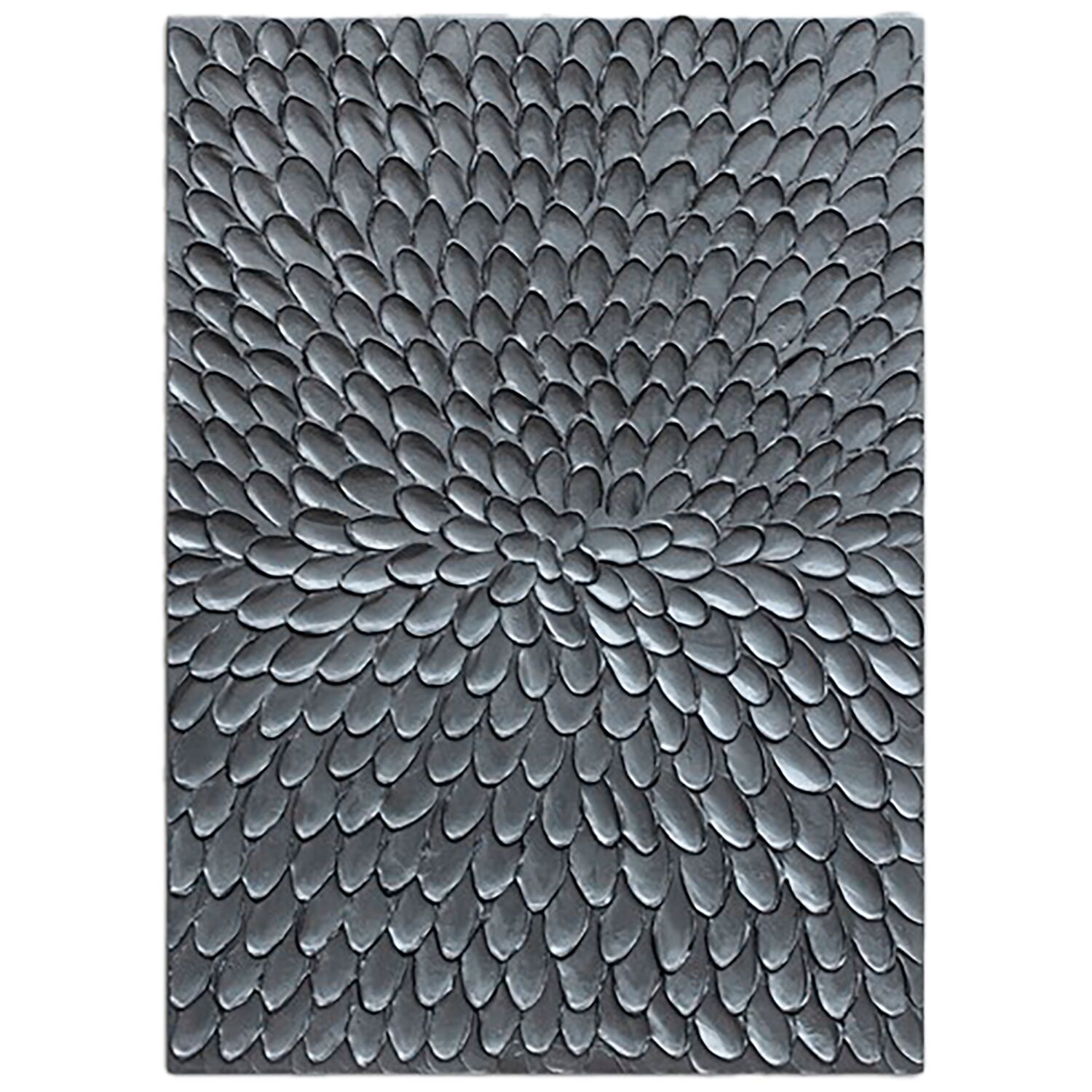 Wandpaneel Pictura 60x80 cm rechthoekig zilver