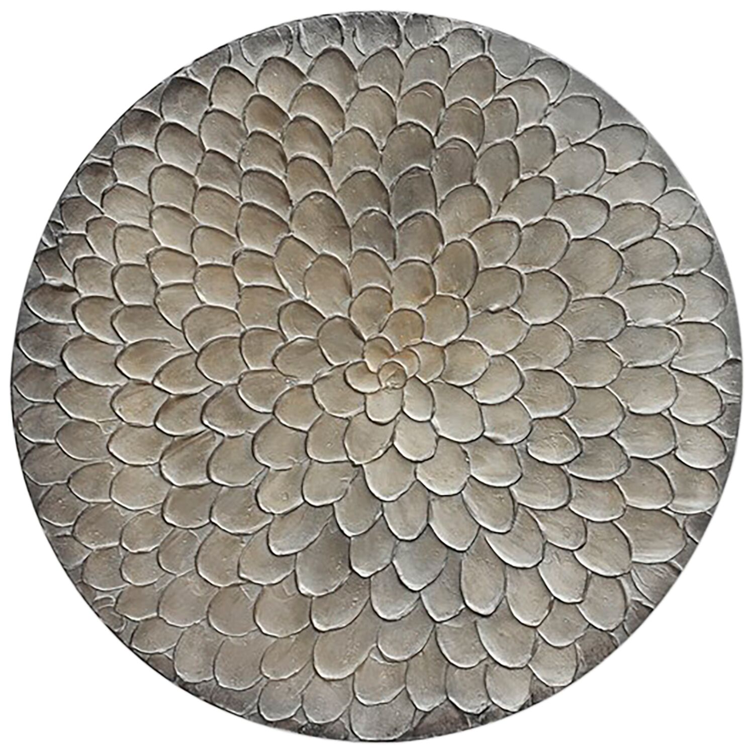 Wandpaneel Pictura 60 cm rond grijs