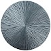 Wandpaneel Pictura 60 cm rond gestreept zilver