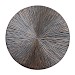 Wandpaneel Pictura 60 cm rond gestreept bruin