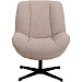 Draaifauteuil Fortenza bouclé beige