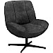 Draaifauteuil Fortenza velvet antraciet