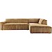Elementenbank rechts Baricci teddy bruin excellent comfort