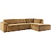 Elementenbank rechts Baricci teddy bruin excellent comfort