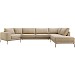 Hoekbank rechts Linoza taupe supreme comfort