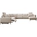 Hoekbank Linoza naturel relaxfunctie links premium comfort