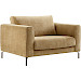 Loveseat Linoza bouclé lichtbruin premium comfort