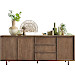 Dressoir Calvo 80x200x45 cm bruin
