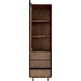 Opbergkast Calvo 202x060x040 cm bruin 3 lades