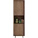 Opbergkast Calvo 202x060x040 cm bruin