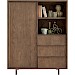 Opbergkast Calvo 143x115x045 cm bruin