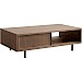 Salontafel Calvo bruin 123x64 cm rechthoekig