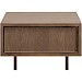 Salontafel Calvo bruin 64x64 cm vierkant