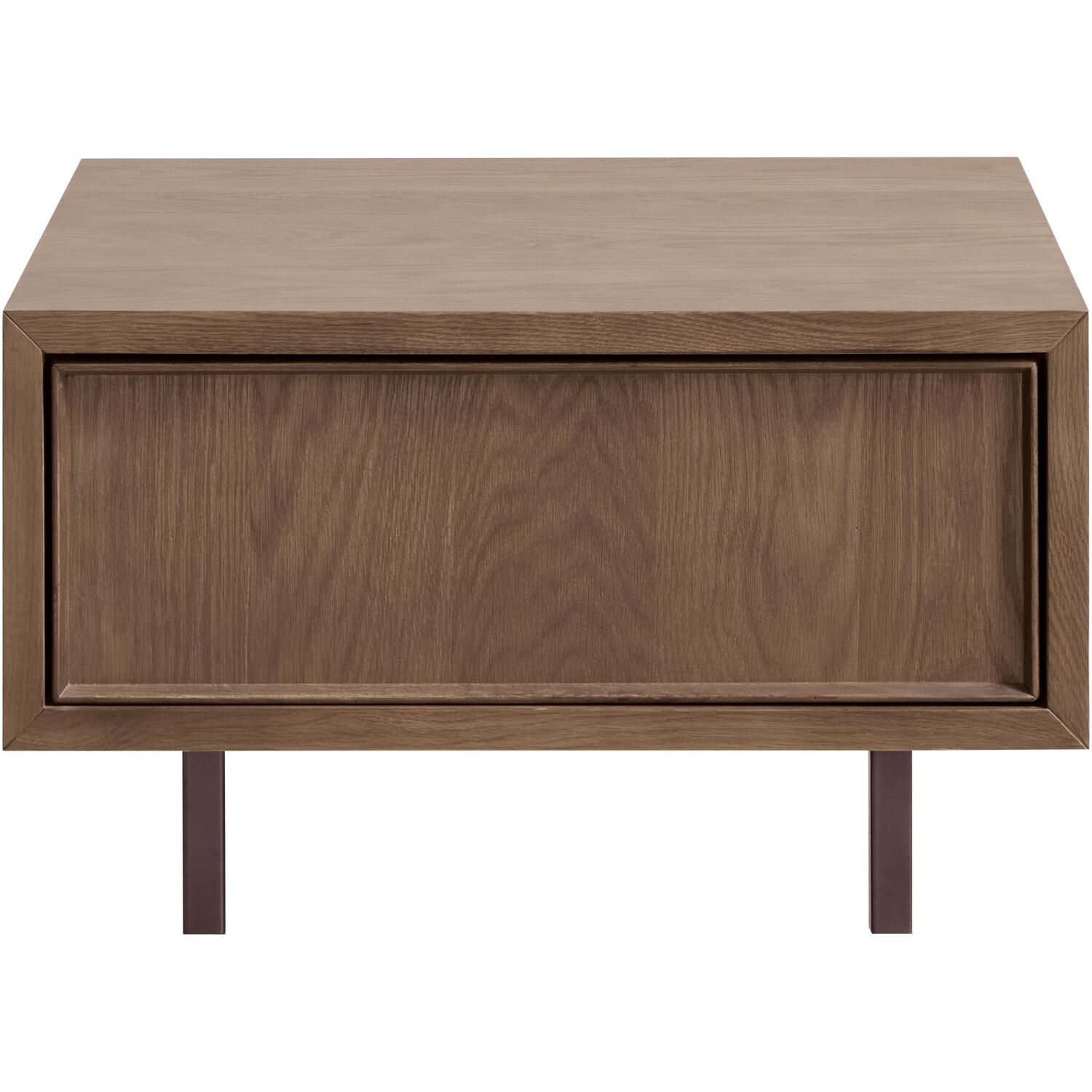 Salontafel Calvo bruin 64x64 cm vierkant