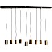 Hanglamp Trecate ruw antiek brons 9-lichts