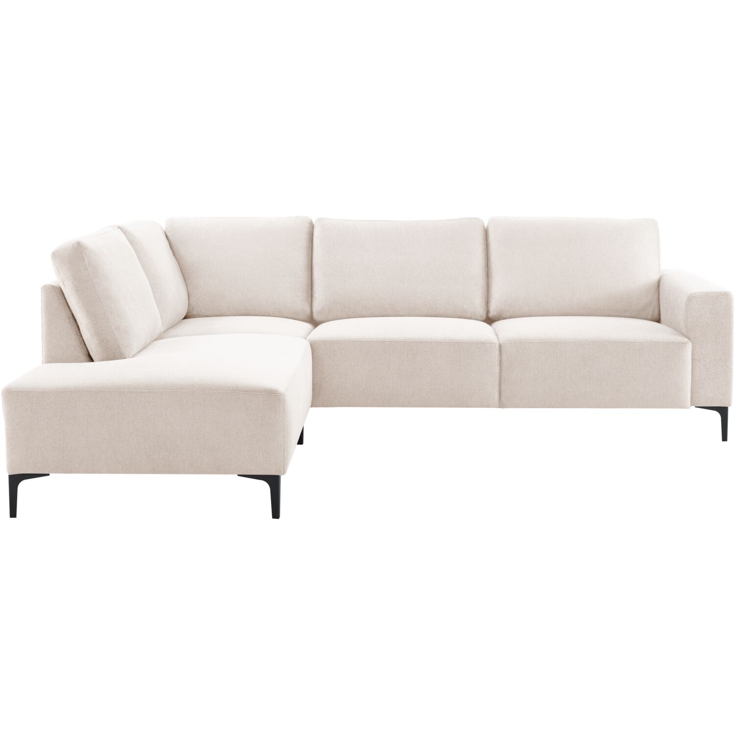 Hoekbank links Fabria beige basic comfort