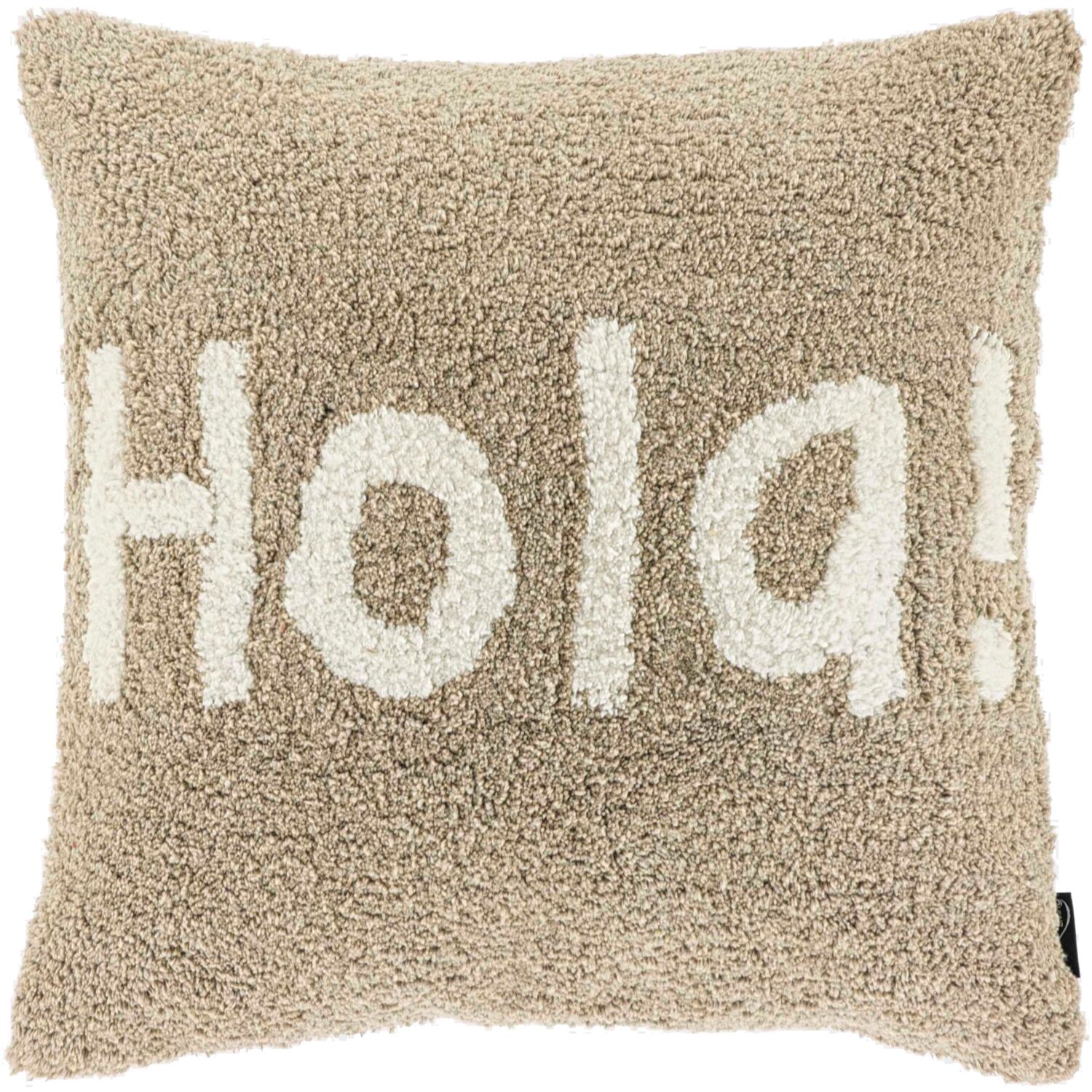 Sierkussen Isarco 45x45cm hola lichtgrijs