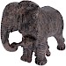 Decoratiebeeld Mussolente olifant met baby
