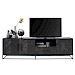 TV-meubel Vinito (199 Cm) eiken fineer zwart