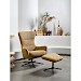 Draaifauteuil Tronto bruin basic comfort