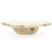 Dienblad Sofa Tray beige marmer