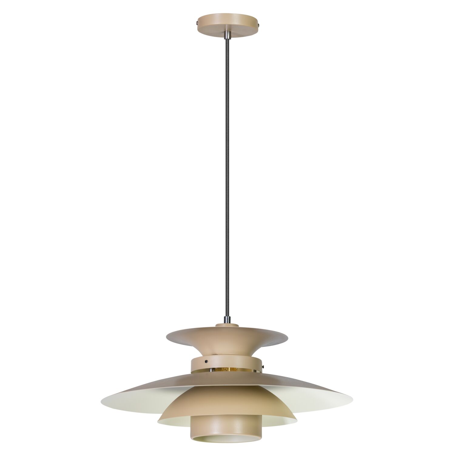Hanglamp Ponzia metaal zandbeige