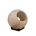 Tafellamp Ortygia glas taupe
