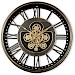 Klok Nimar metaal rond 60cm zwart open dessin 44