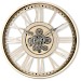 Klok Nimar metaal rond 80cm taupe open dessin 45
