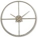 Klok Nimar metaal rond 60cm taupe strak dessin 60