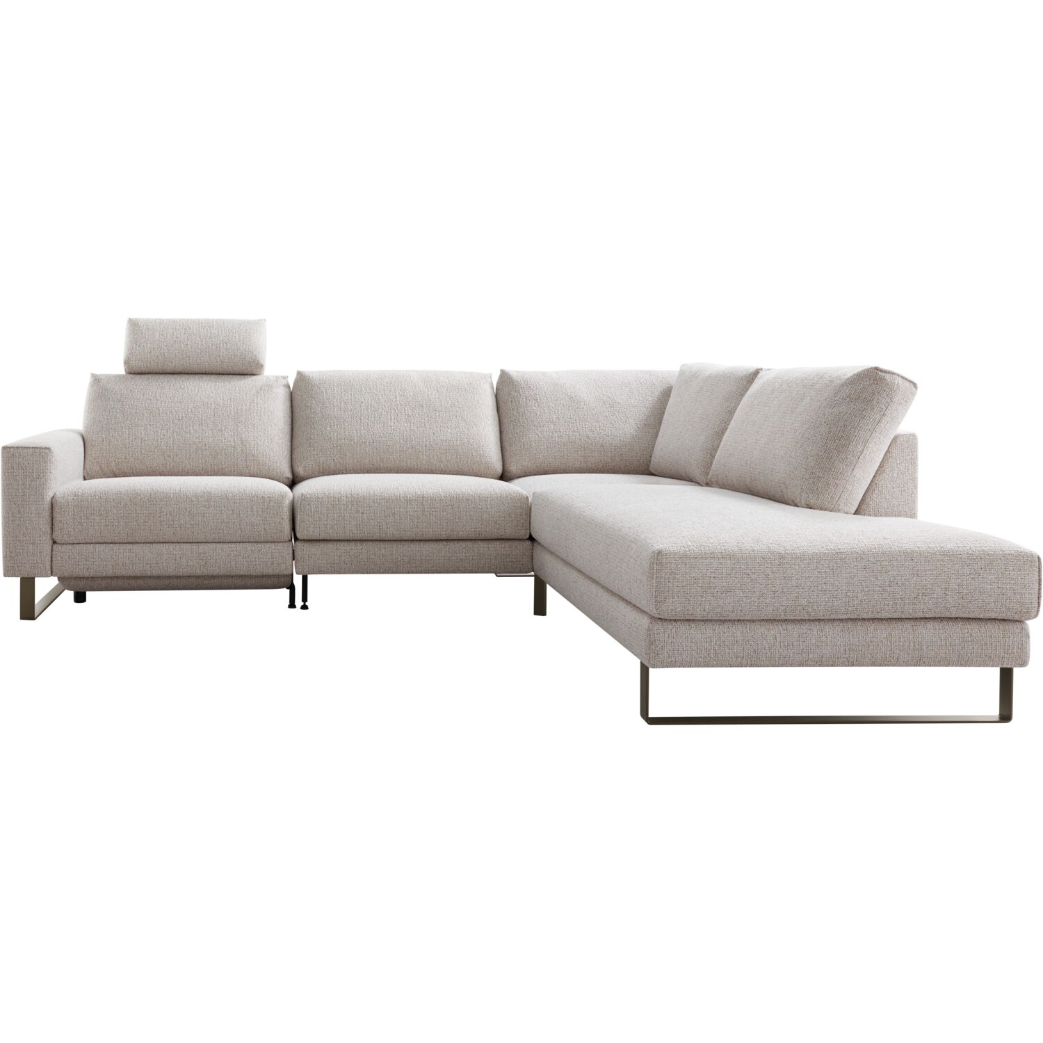 Hoekbank rechts met relax Levanzo beige