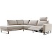 Hoekbank links met relax Levanzo beige
