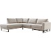 Hoekbank links met relax Levanzo beige
