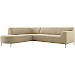 Hoekbank links Lorani zandbeige