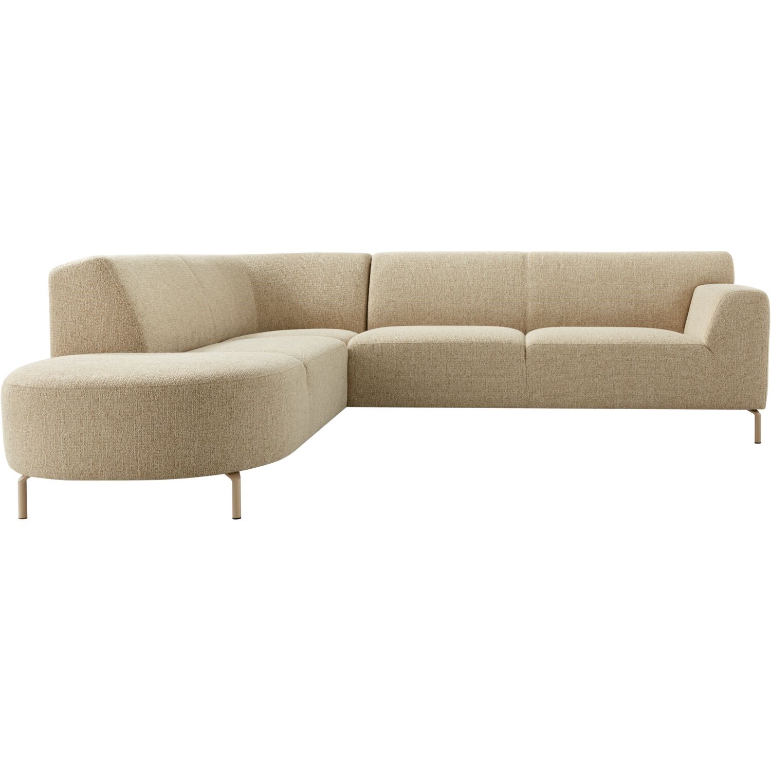 Hoekbank links Lorani zandbeige