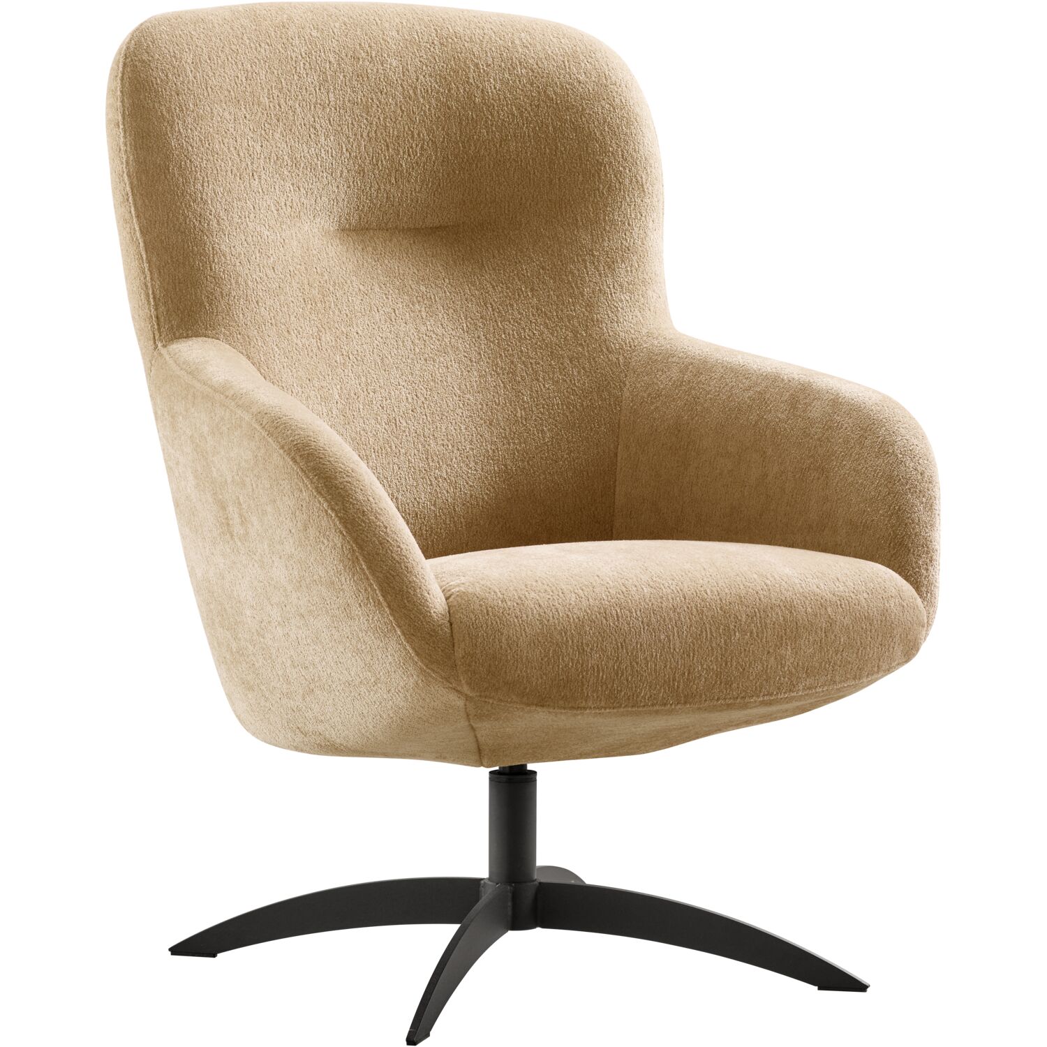 Draaifauteuil Morias okergeel